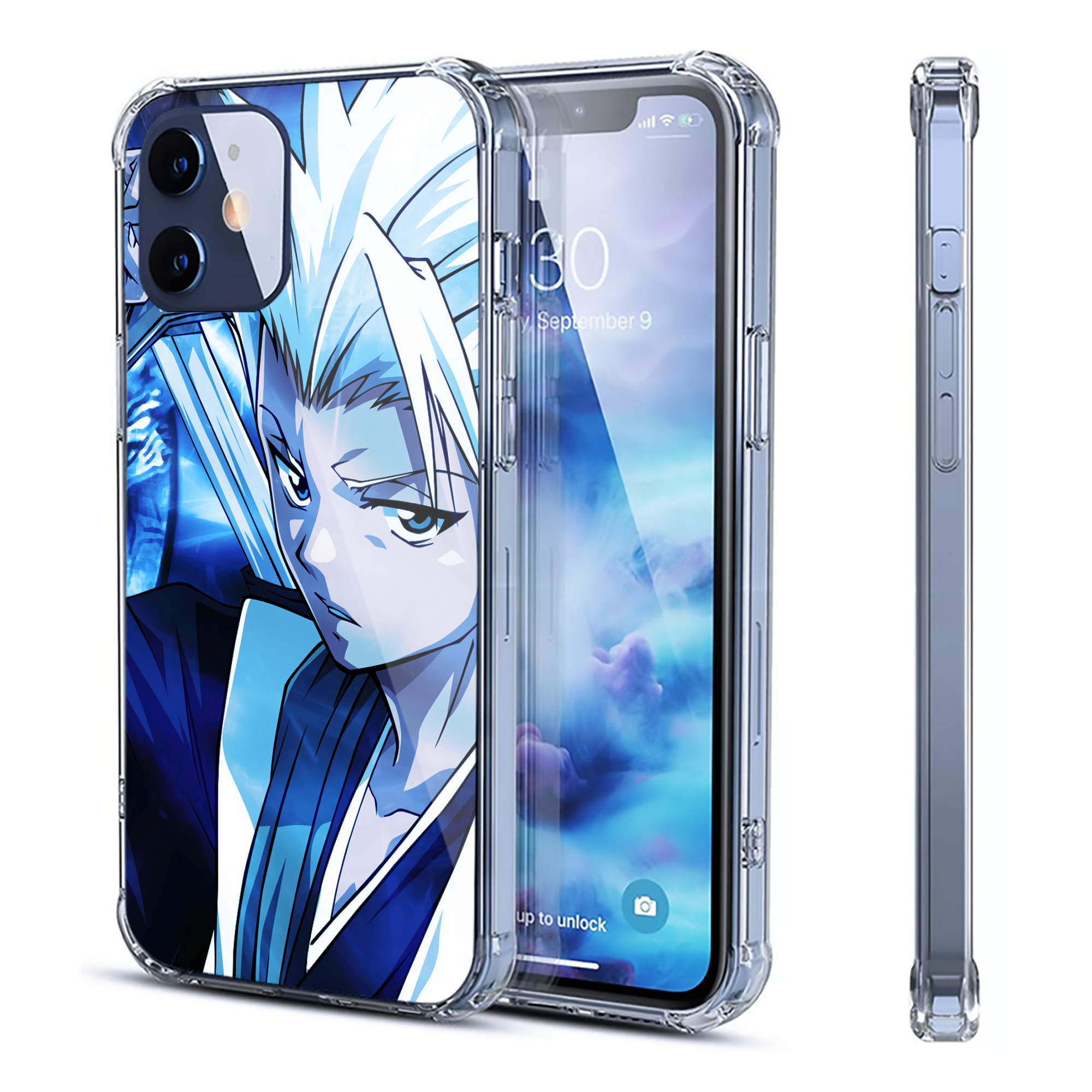 （画像用） ブリーチ BLEACH 【iPhone 12シリーズ対応】透明スマホケース（クリアソフトケース）